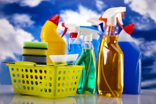 Professional office cleaning in Battersea reception area