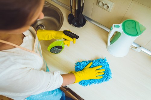 Professional after builders cleaning in Battersea in a renovated home