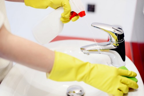 Clean and polished hard floors after professional Battersea service