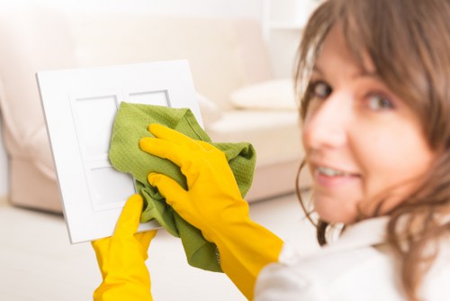 Related upholstery and hard floor cleaning services